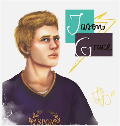 The Book Girl's Book Blog: Art of the Day: Jason Grace (Heroes of Olympus)