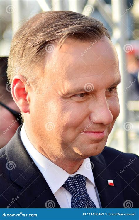President Of The Republic Of Poland Andrzej Duda. The Ceremony Of Unveiling The Monument The ...