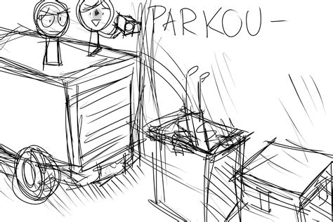 PARKOUR PARKOUR!! | Parkour, Draw