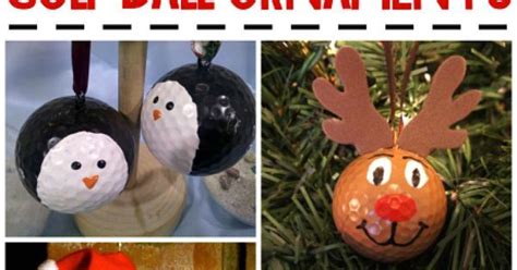 Christmas Golf Ball Ornament Ideas - Crafty Morning | Christmas ornament crafts, Xmas crafts ...