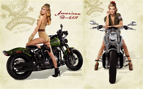 🔥 [40+] Harley Davidson Pin Up Wallpapers | WallpaperSafari