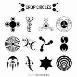 Descarga Vector De Ilustraciones Crop Circle sketch template