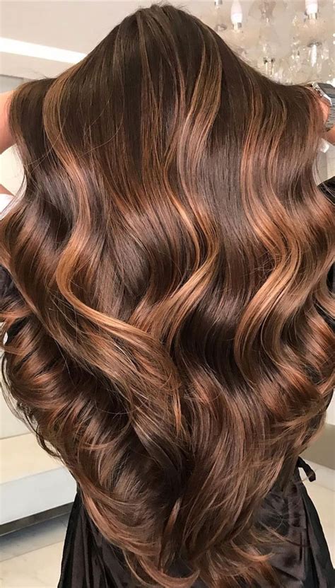 39 Best Autumn Hair Colours & Styles For 2021 : Dark Brown Hair with ...