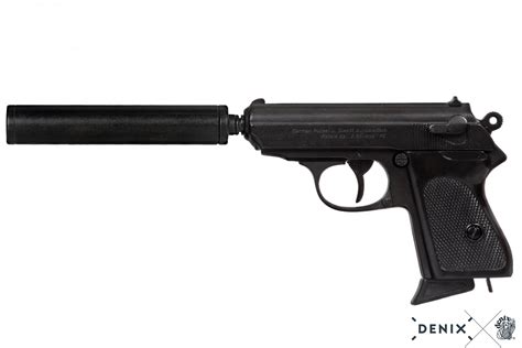 PPK SEMI-AUTOMATIC PISTOL WITH SILENCER (GERMANY, 1931) - The Gun Store - CY
