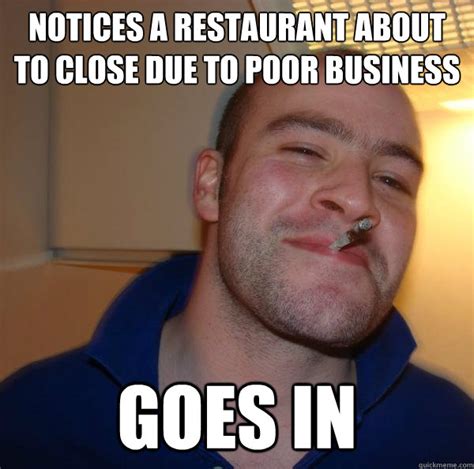 notices a restaurant about to close due to poor business Goes in - Misc ...