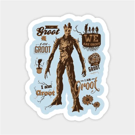 Groot Quotes - Groot - Magnet | TeePublic