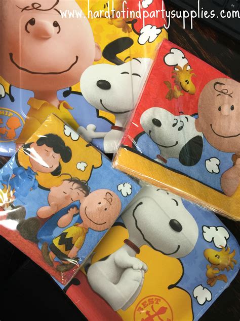 Have you heard about The Peanuts Movie? We have the party supplies ...