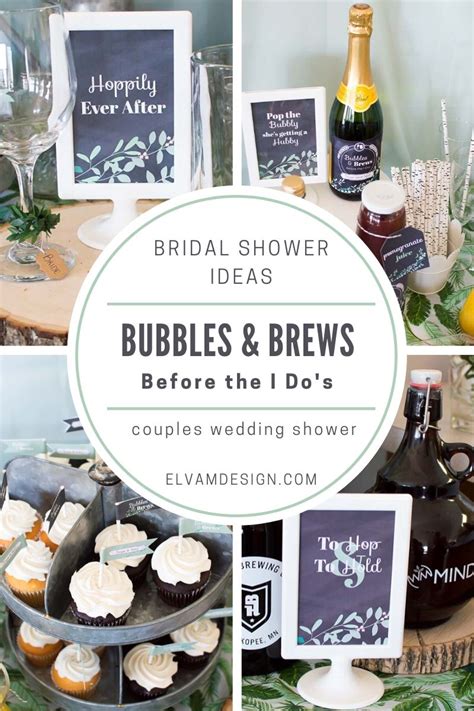 Bubbles and Brews Couples Wedding Shower | Wedding shower brunch ...