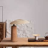 Wabi-sabi Table Lamp Simple Solid Wood Bedroom Bedside Desk Lamp-labpiecesign