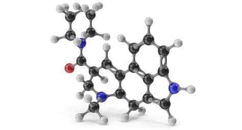 Lsd molecular 3D model - TurboSquid 1370310