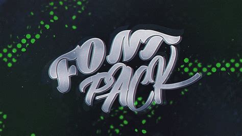 Free Download | Font Pack V1 | Photoshop project | Exclusive - YouTube