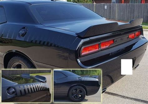 Fits Dodge Challenger 2015-2017 Demon Style Rear Decklid Flush Spoiler Unpainted | eBay