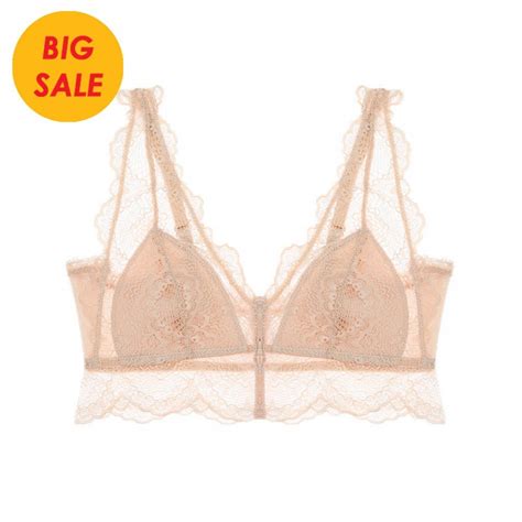 comfortlab Beige Lacy Coolsilk Bralette