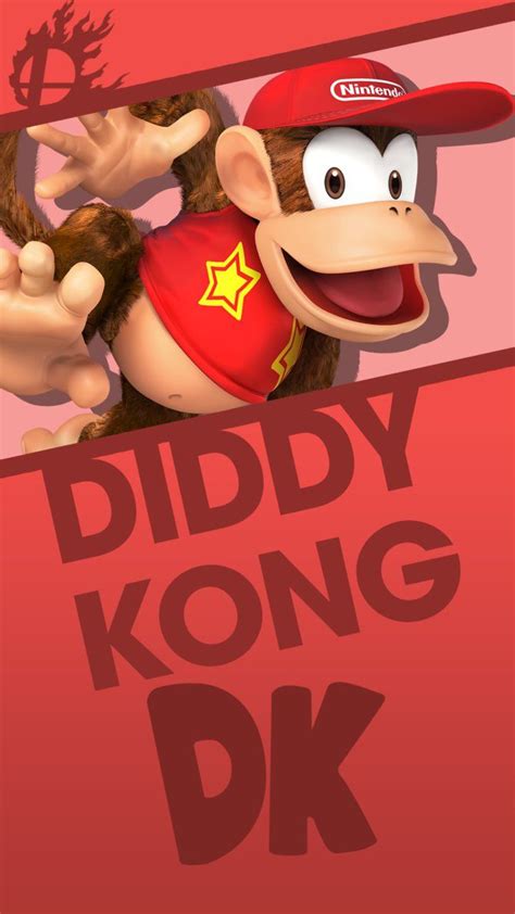 Diddy Kong Smash Bros. Phone Wallpaper by MrThatKidAlex24 in 2022 ...