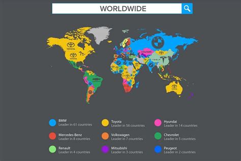 Check Out This Cool Map of the Most-Searched Car Brands by Country - Autotrader