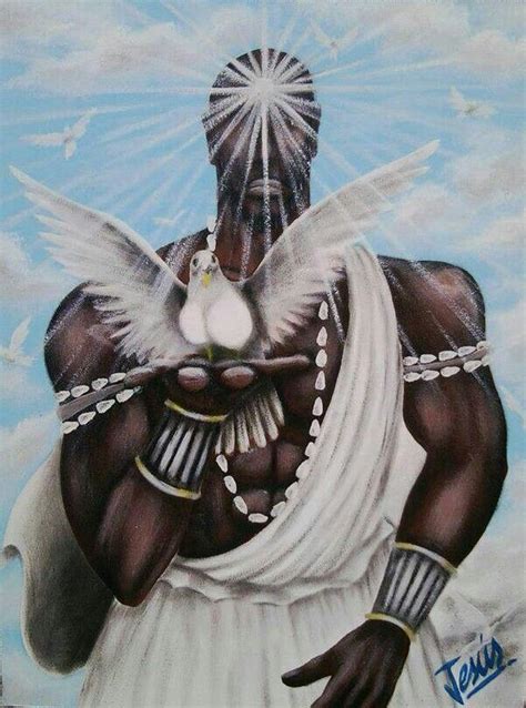 Obatalá by Jesus Miguel Quintana - Pesquisa Google African American Art, African Art, Yoruba ...
