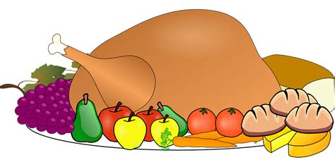 Turkey Food Thanksgiving · Free vector graphic on Pixabay