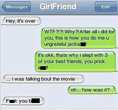 10 Of The Best Break Up Texts Ever!