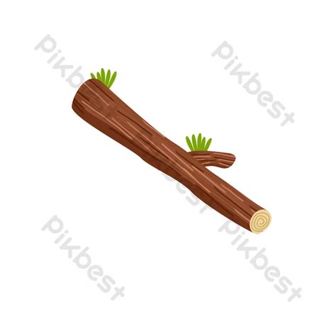 Wooden Wood Cartoon Illustration | PSD PNG Images Free Download - Pikbest