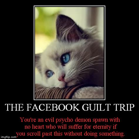 THE FACEBOOK GUILT TRIP - Imgflip