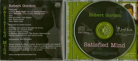 Robert Gordon CD: Satisfied Mind (CD) - Bear Family Records