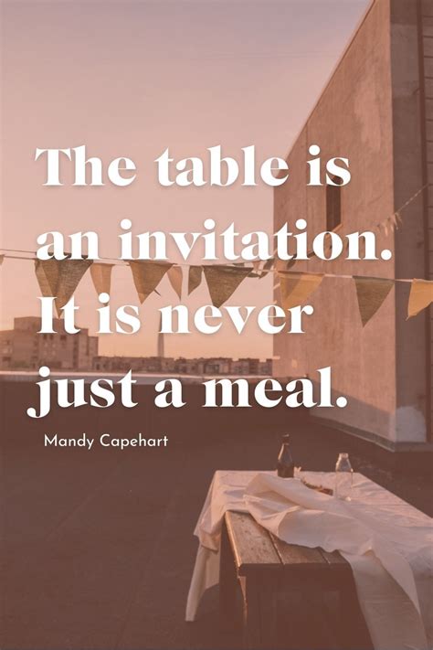 Quotes about the Table | Inspirational quotes, Quotes, You are invited