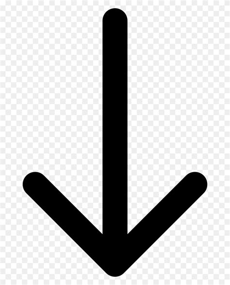 Arrow Down Icons - Arrow Pointing Down PNG - FlyClipart