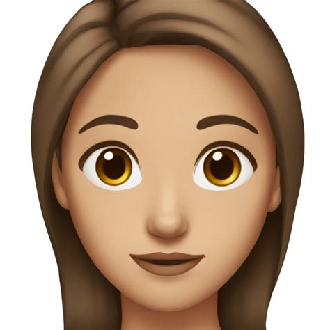 Asian woman, dark hair, brown eyes, big lips | AI Emoji Generator