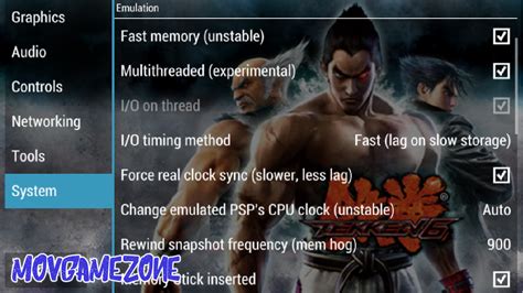 Best PPSSPP Setting For Tekken 6 Using PPSSPP Version.1.3.0.1 ...