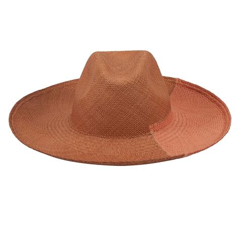 Cassis Tan & Coral Hat - Large – Roger's Gardens