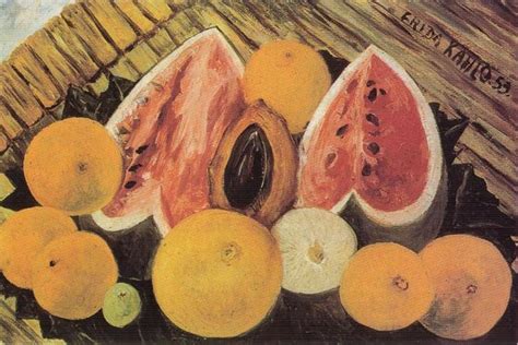 Still Life with Watermelons Painting by Frida Kahlo | Fine Art America