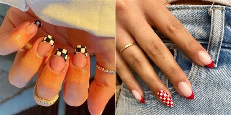 Checker-Print Nail-Art Trend Ideas and Photos For 2022 | POPSUGAR Beauty