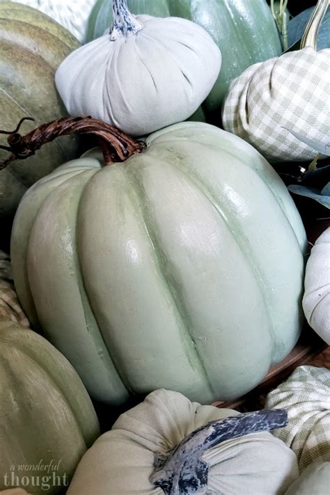 Tips for painting pumpkins: faux and real - A Wonderful Thought