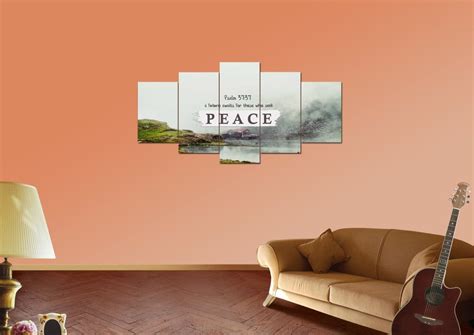 Psalm 37:37 Canvas Wall Art Print