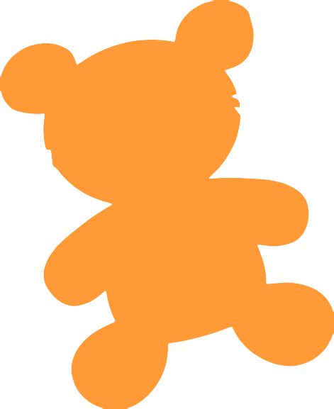 Download Bear Toy Silhouette Vector Image SVG | FreePNGImg