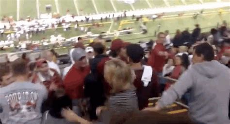 VIDEO: Female Alabama fan fights Oklahoma students during Sugar Bowl