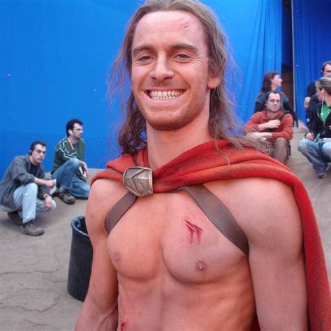Michael Fassbender Fan on Instagram: “Fassy on the set of "300", directed by Zack Snyder. 😍🎬 # ...