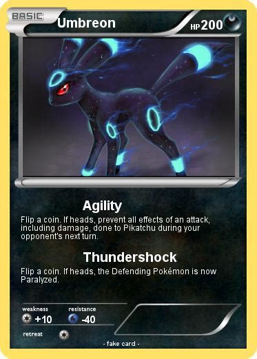 Pokémon Umbreon 1647 1647 - Agility - My Pokemon Card