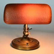 Bellova Coral Desk Lamp - Vintage Glass Lighting