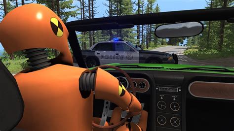 Crash Test Dummy - Police Pursuits | BeamNG.drive - YouTube