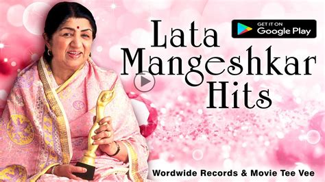 Lata Mangeshkar Hit Songs Get it on your mobile device by just 1 Click | Lata mangeshkar, Lata ...