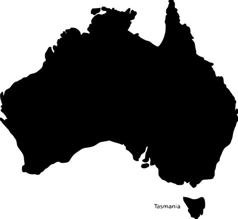 SVG > map geography continent australia - Free SVG Image & Icon. | SVG Silh