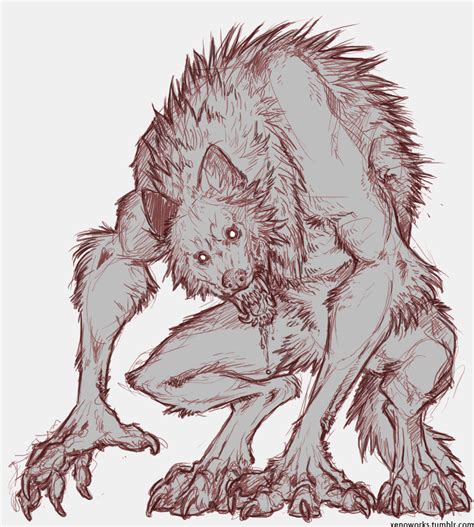 Parlez-vous loup-garou? : Photo | Mythical creatures art, Werewolf art, Concept art characters