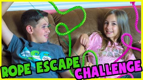 ROPE ESCAPE TRICK CHALLENGE! - YouTube