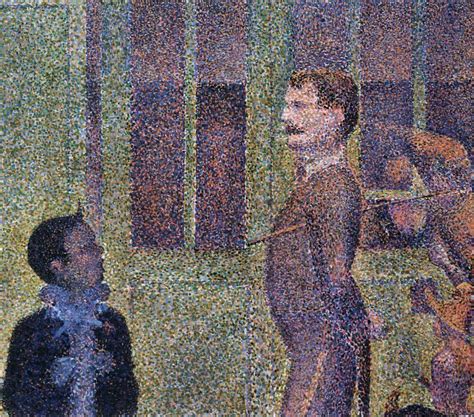 Circus Sideshow (detail) by SEURAT, Georges