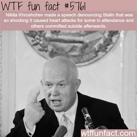 Nikita Khrushchev’s shocking speech - WTF fun...