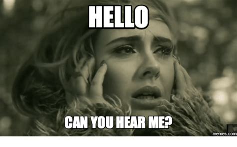 Adele meme, Adele hello meme, Hello adele