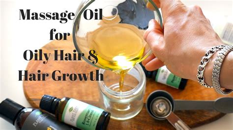 INVIGORATING SCALP MASSAGE OIL FOR OILY HAIR & HAIR GROWTH - YouTube