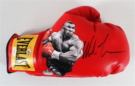 Mike Tyson Signed Boxing Glove - COA JSA | Memorabilia Expert