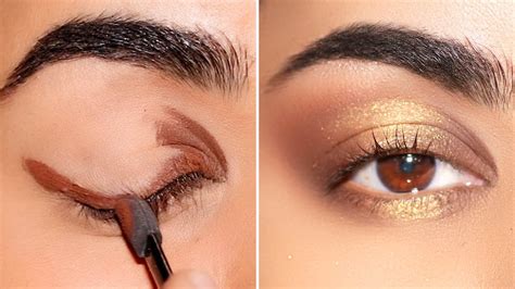 3 Beginner Friendly GOLD Eyeshadow Looks in 5 Minutes or Less! - YouTube